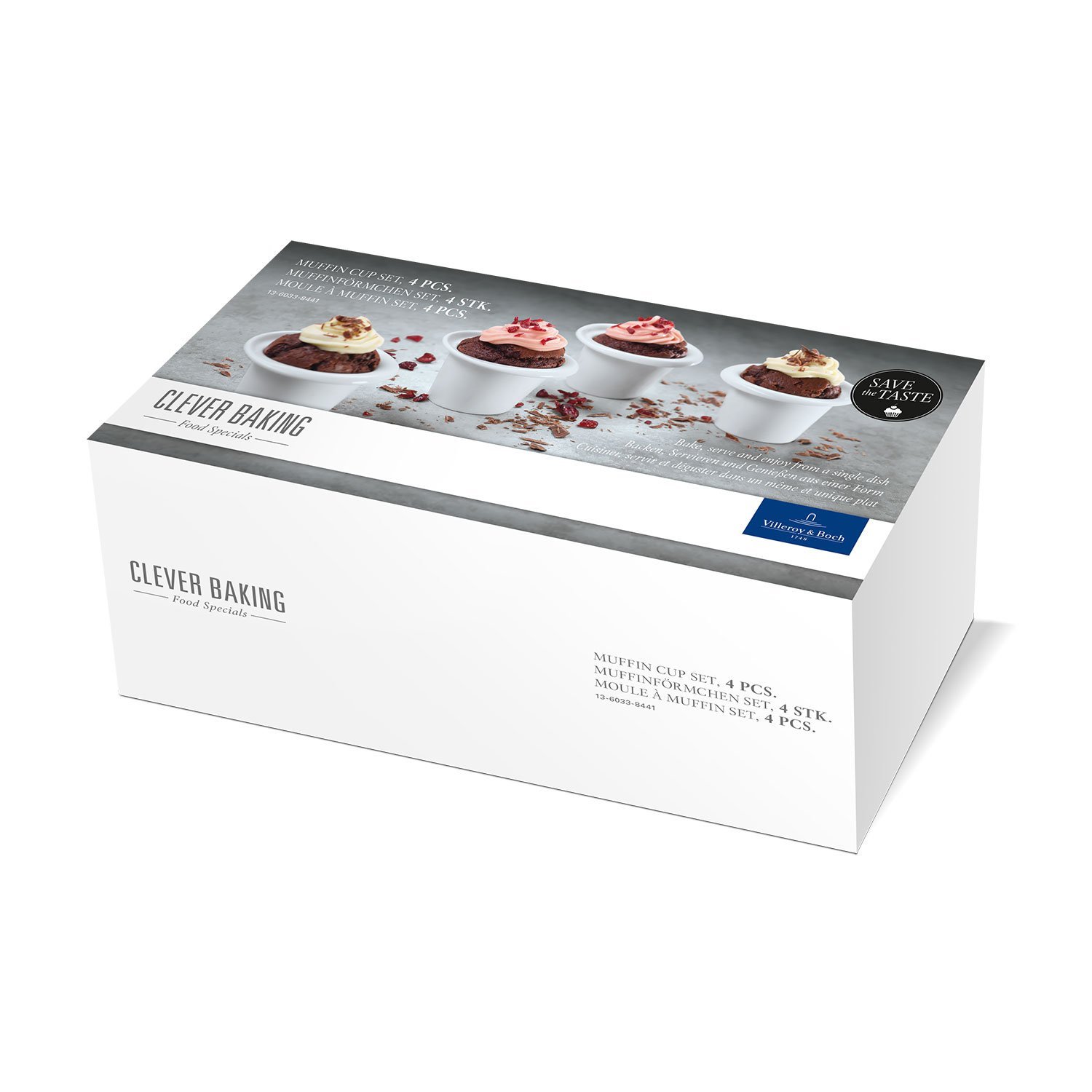 Villeroy & Boch Набір форм для випічки 9 см 4 предмета Clever Baking | https://grandposuda.com.ua