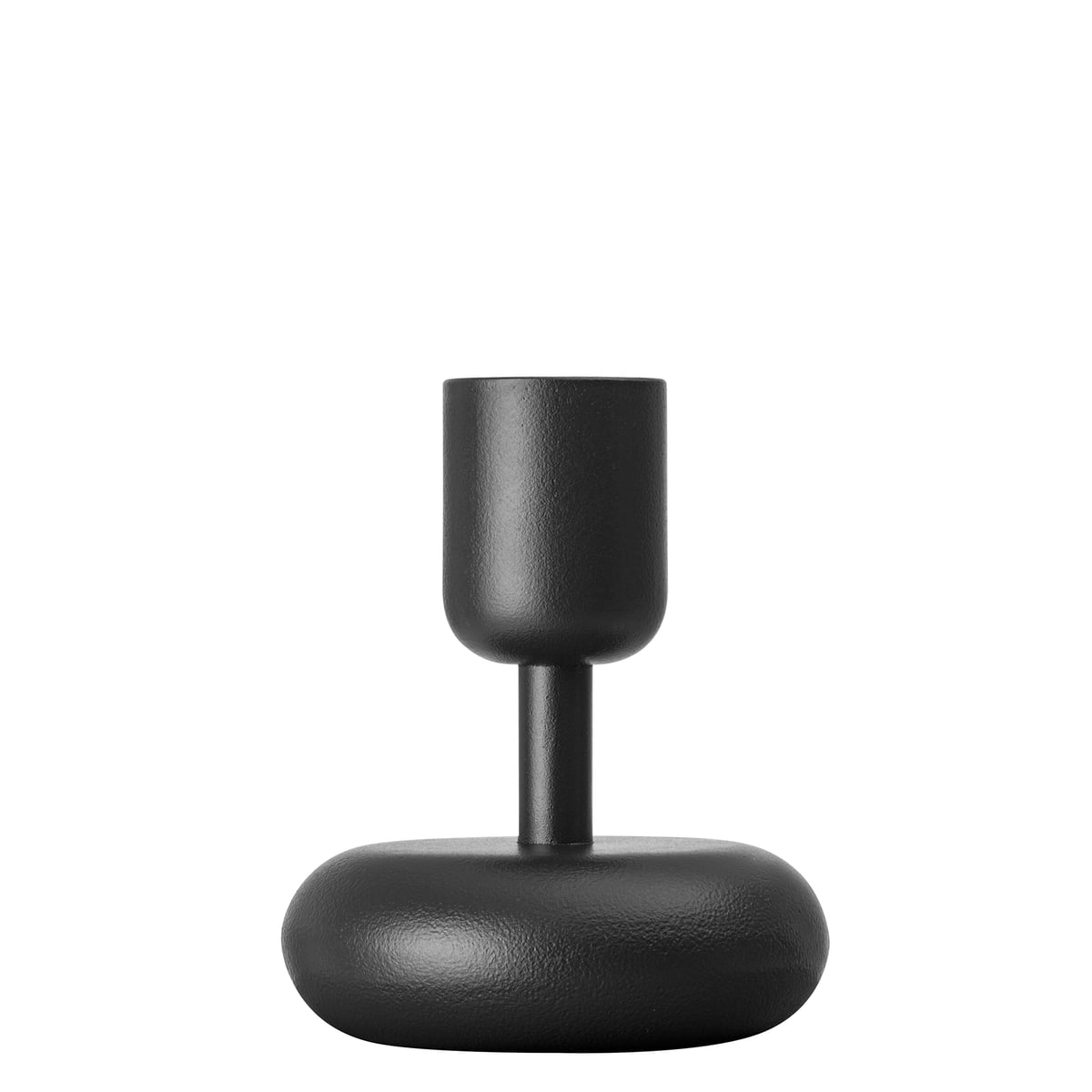 Iittala Подсвечник 10,7х8,6 см темно-серый Nappula | https://grandposuda.com.ua
