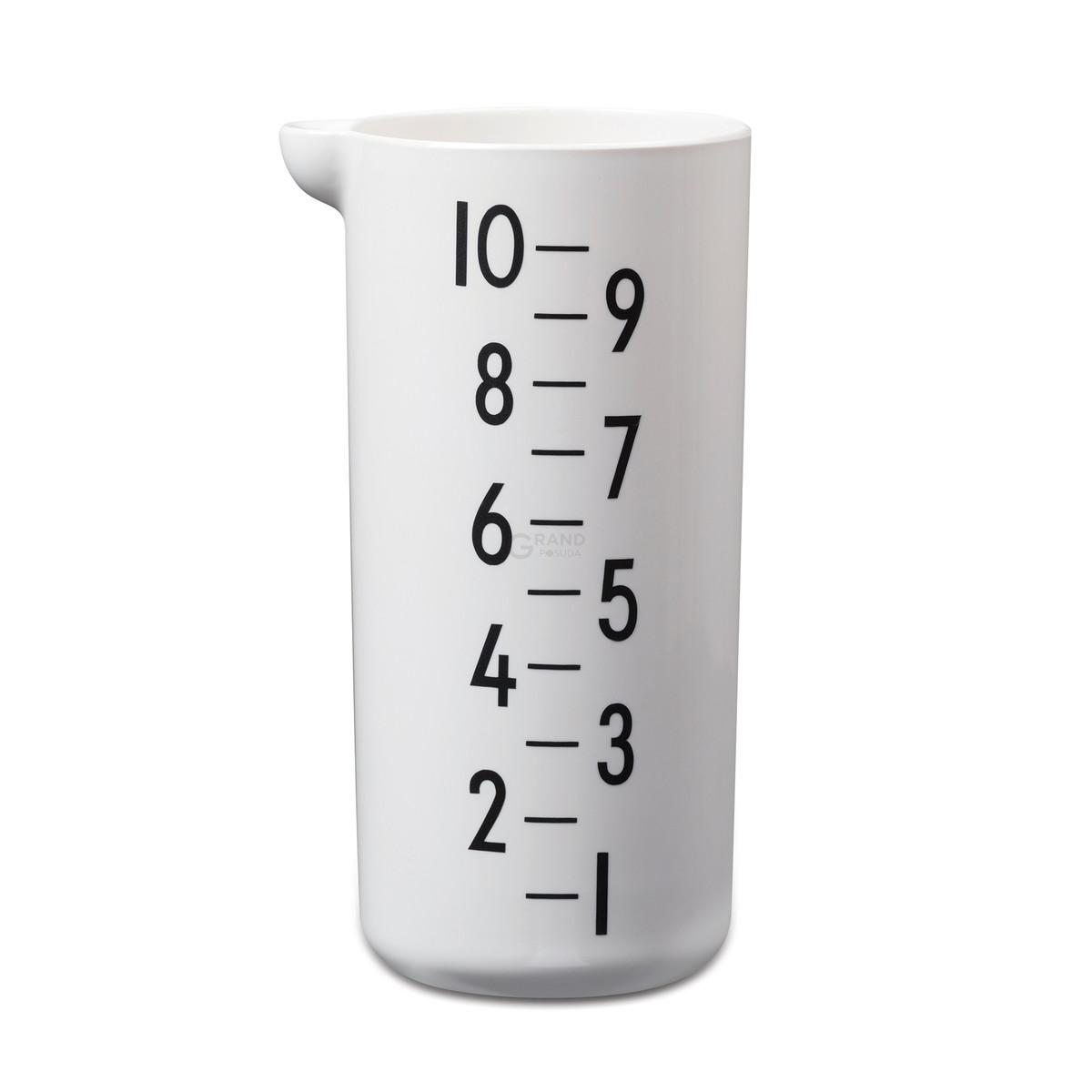 Design Letters Мерный сосуд 21,6x10 см черно-белый Messbecher | https://grandposuda.com.ua