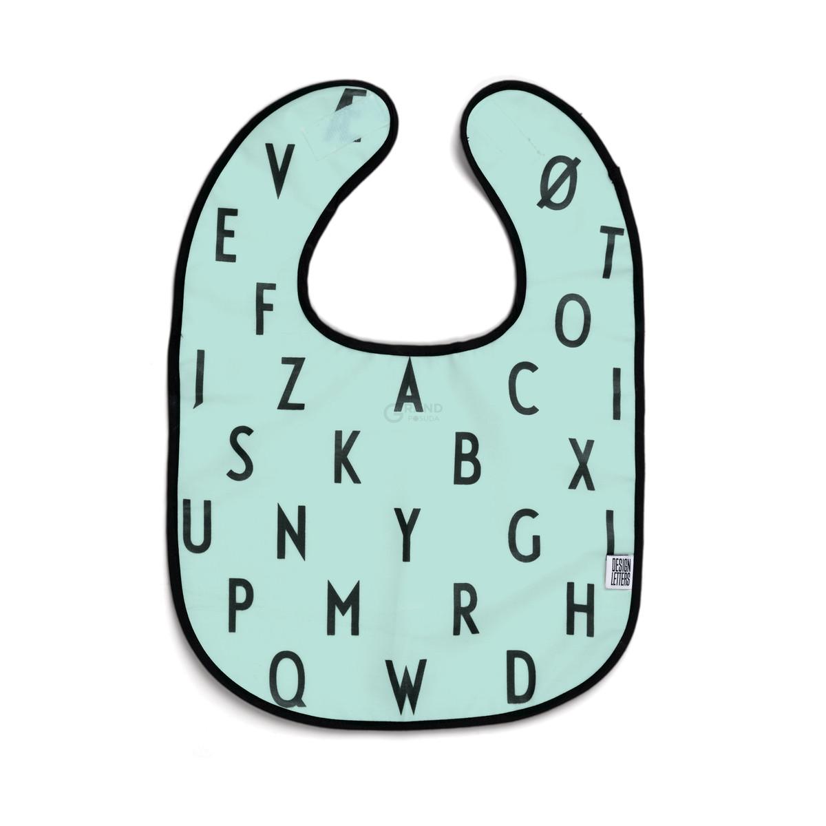 Design Letters Дитячий фартух 0,3x38x28 см бірюзовий AJ Latzchen | https://grandposuda.com.ua