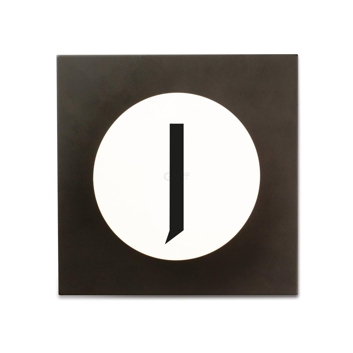 Design Letters Крючки для одежды J 14x14x9 см черно-белые Hook2 Letter Wandhaken | https://grandposuda.com.ua