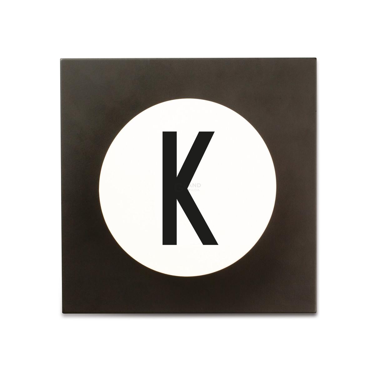 Design Letters Крючки для одежды K 14x14x9 см черно-белые Hook2 Letter Wandhaken | https://grandposuda.com.ua