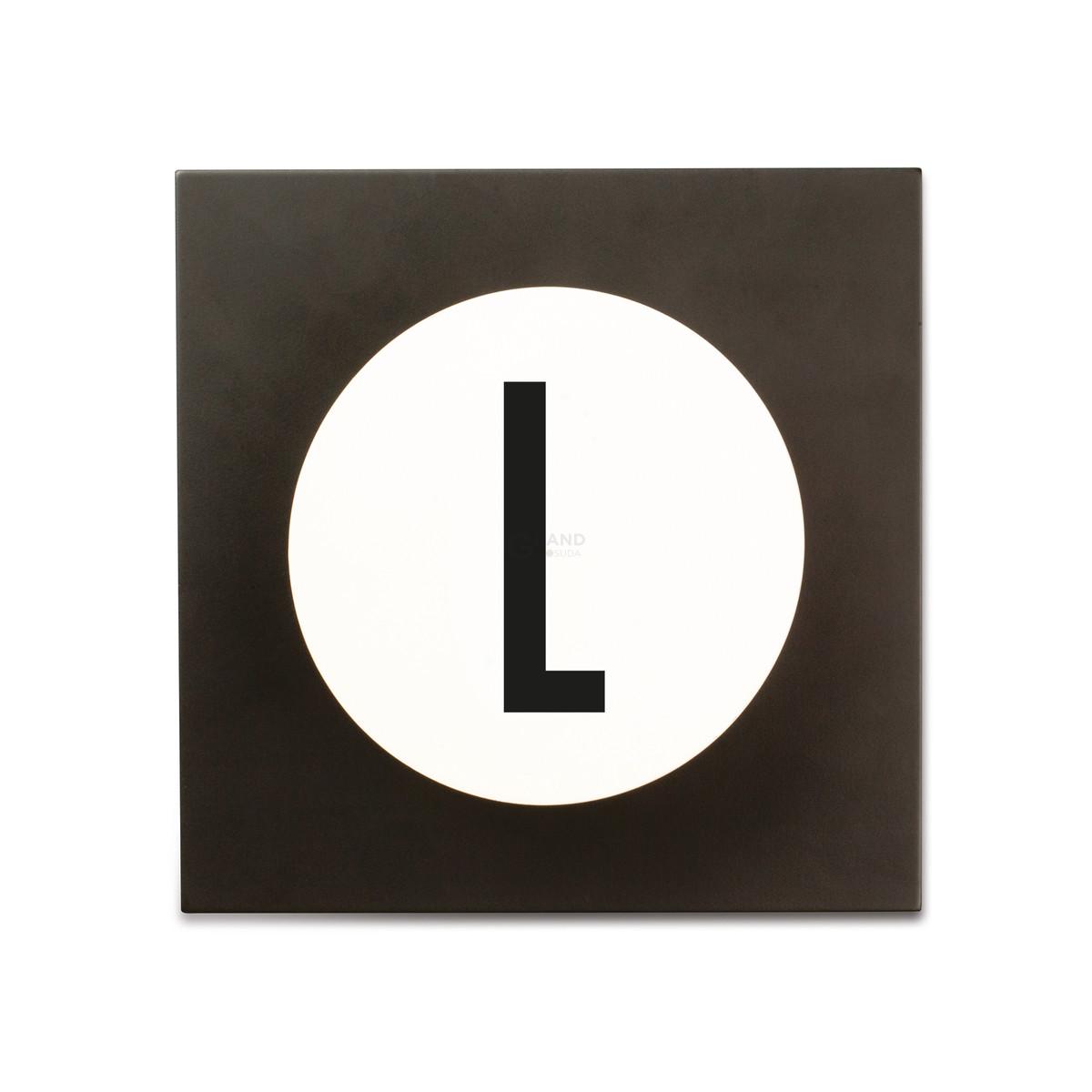 Design Letters Крючки для одежды L 14x14x9 см черно-белые Hook2 Letter Wandhaken | https://grandposuda.com.ua