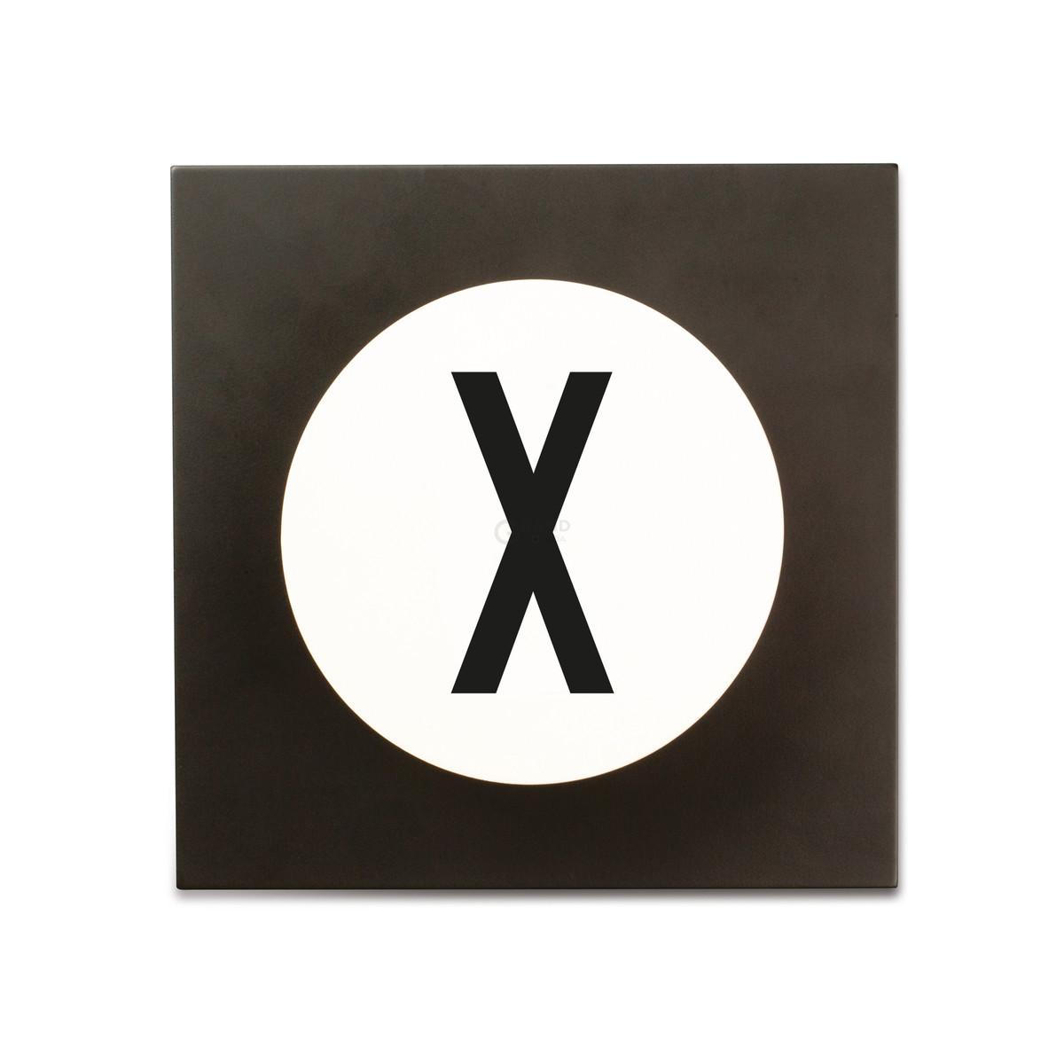 Design Letters Крючки для одежды X 14x14x9 см черно-белые Hook2 Letter Wandhaken | https://grandposuda.com.ua
