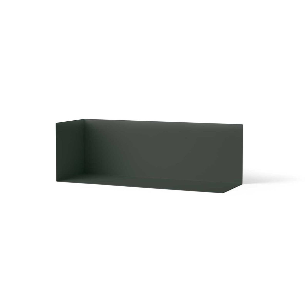 Настенная полка 15,6x15,6x46,7 см темно-зеленая Corner Menu | https://grandposuda.com.ua