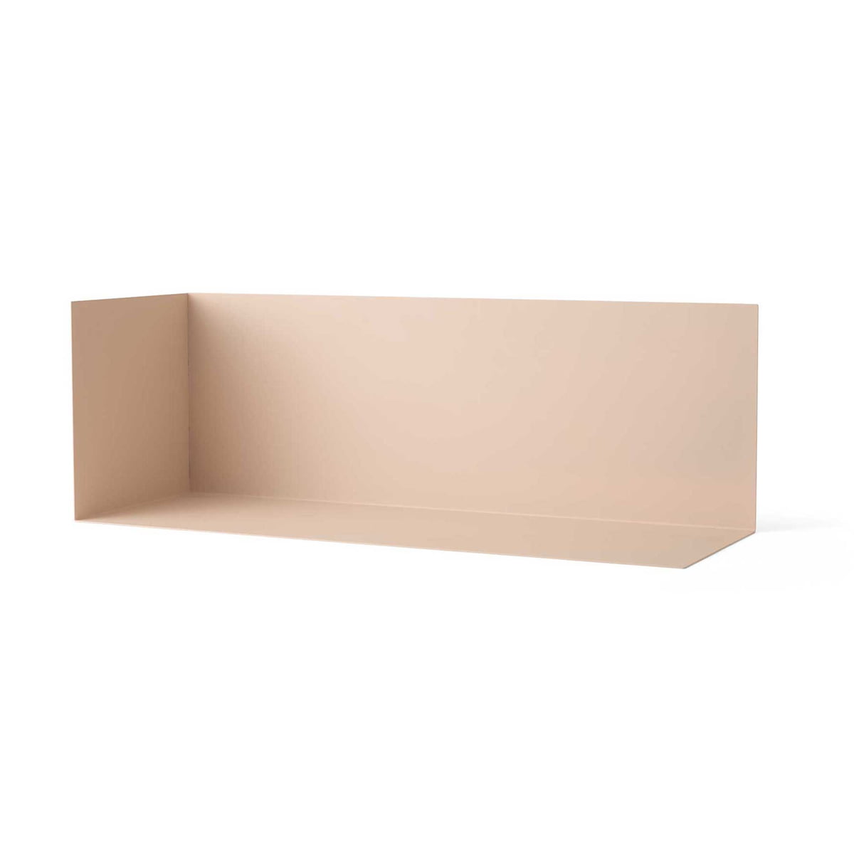 Настенная полка 23x23x67 см бежевая Corner Menu | https://grandposuda.com.ua