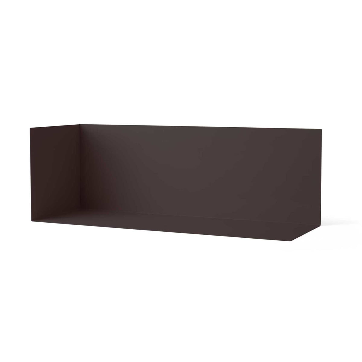 Настенная полка 23x23x67 см черная Corner Menu | https://grandposuda.com.ua