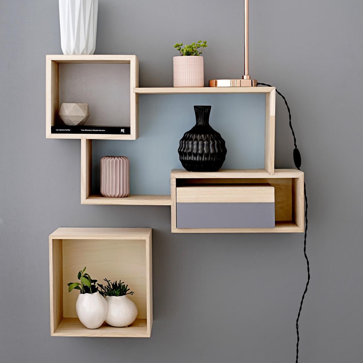 Bloomingville Ящики 13x25x35 см розовые HolzBoxen (4erSet) | https://grandposuda.com.ua