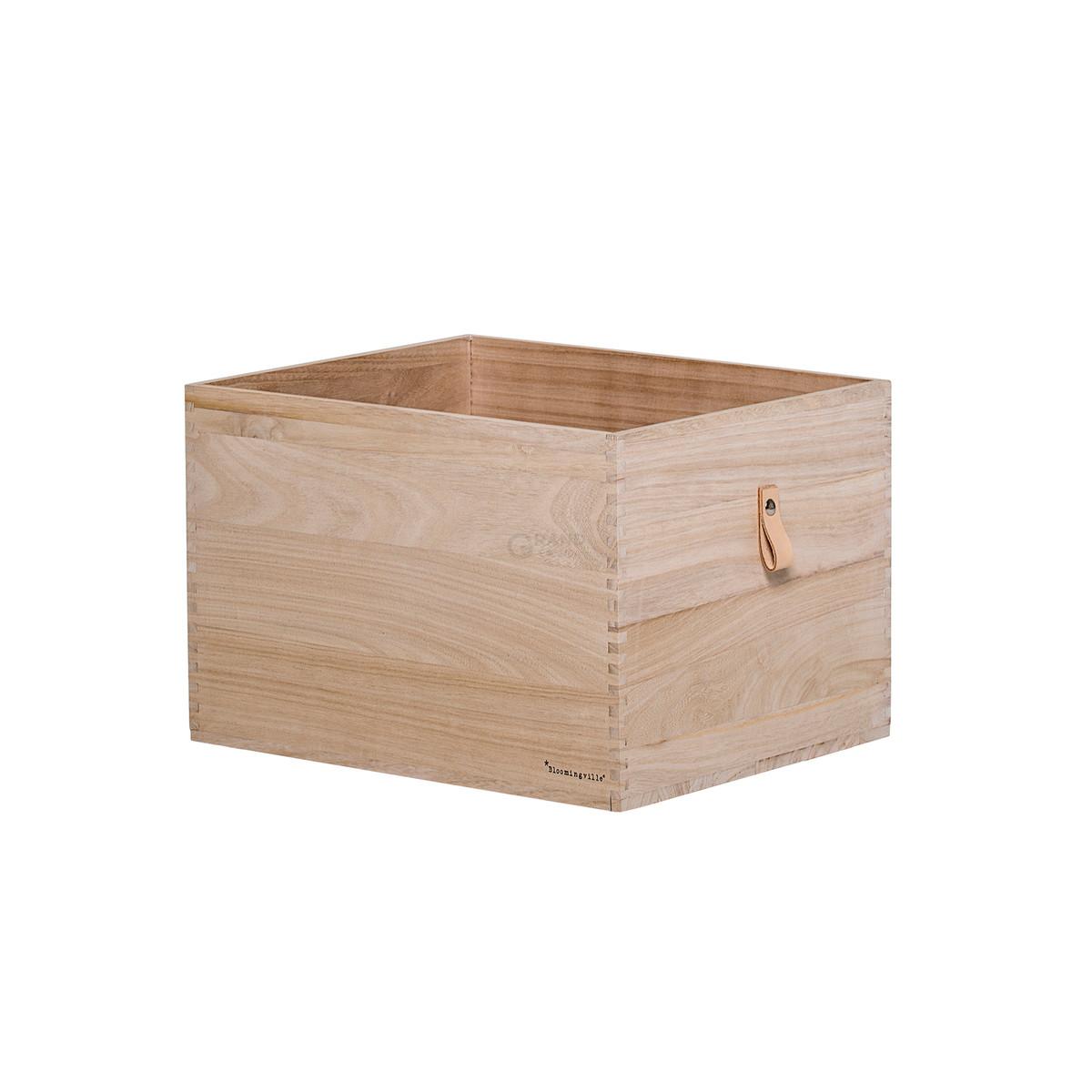 Bloomingville Ящик 30x37x45 см коричневый Holzkiste | https://grandposuda.com.ua