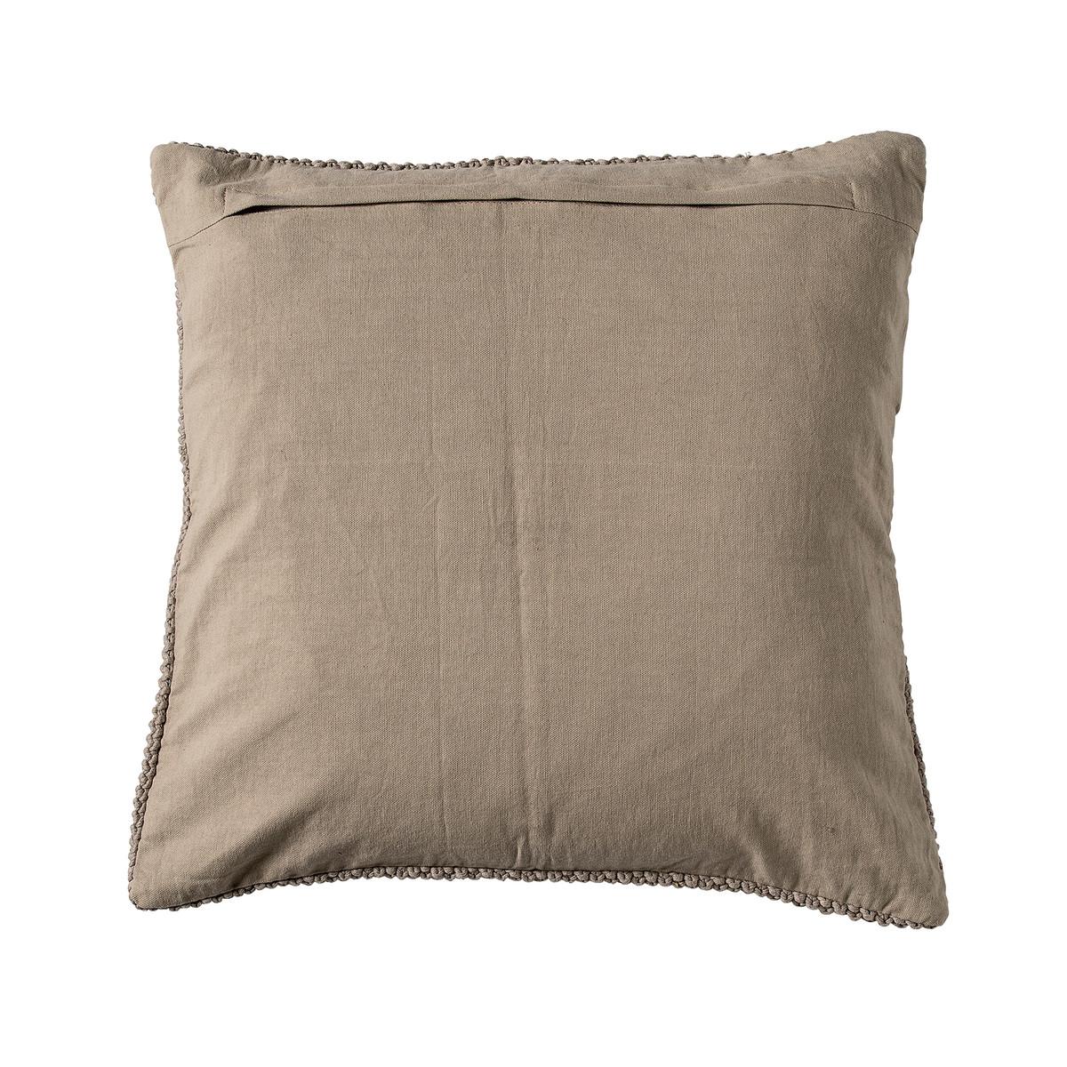 Bloomingville Подушка 12x50x50 см серая Kissen | https://grandposuda.com.ua