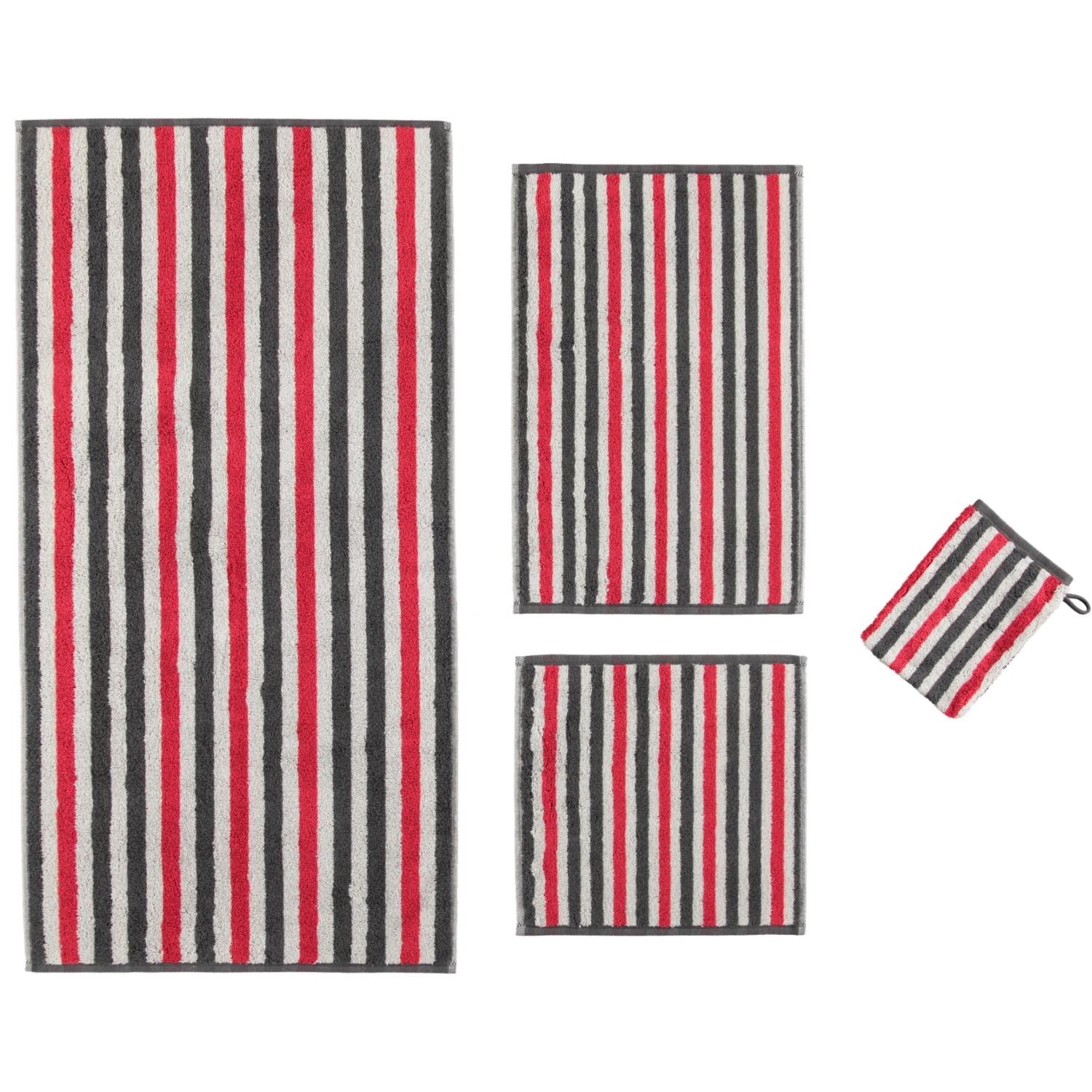 Полотенце 30 х 30 см Anthrazit Rot Tape Cawo | https://grandposuda.com.ua