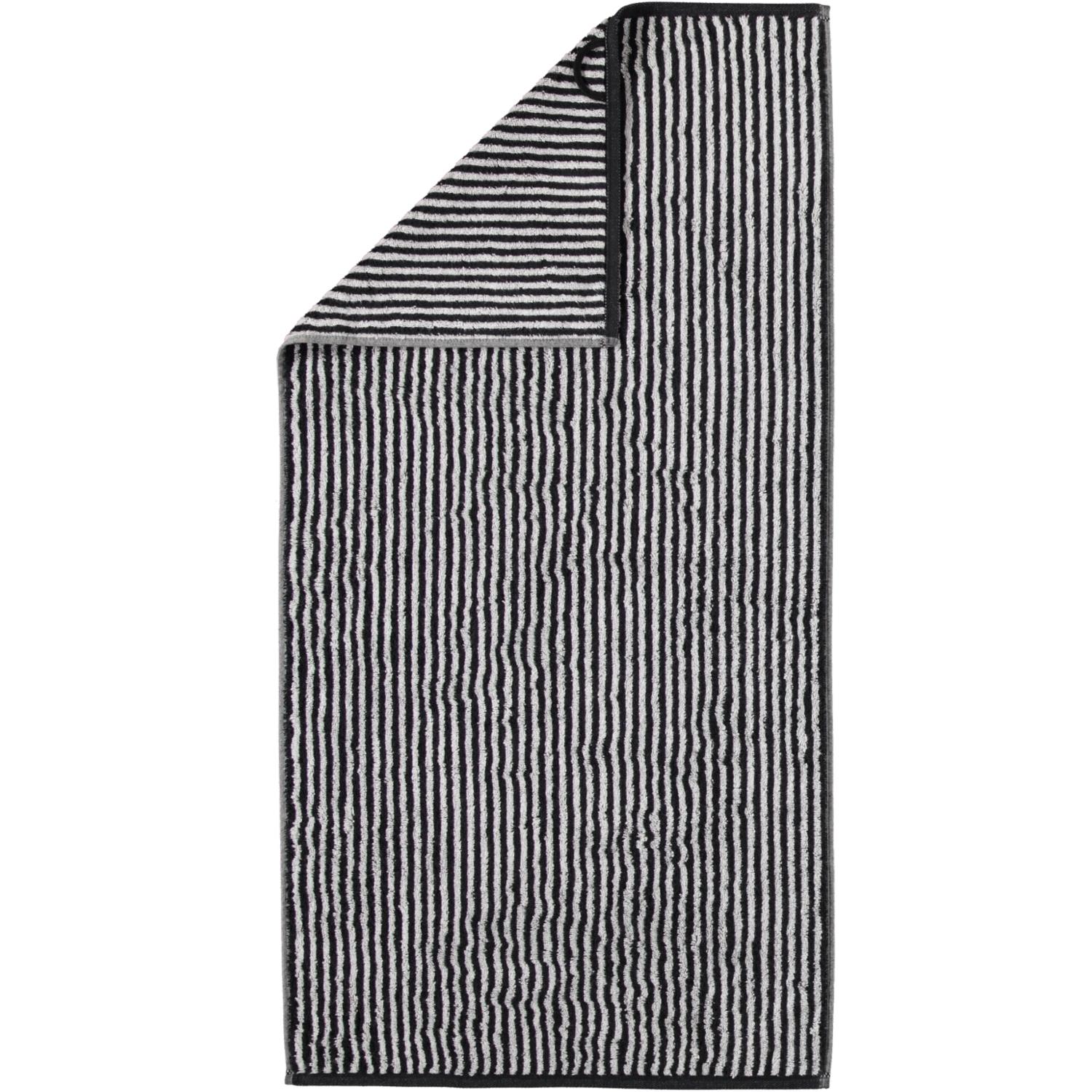Полотенце для рук 50 х 100 см Black Zoom Stripes Cawo | https://grandposuda.com.ua