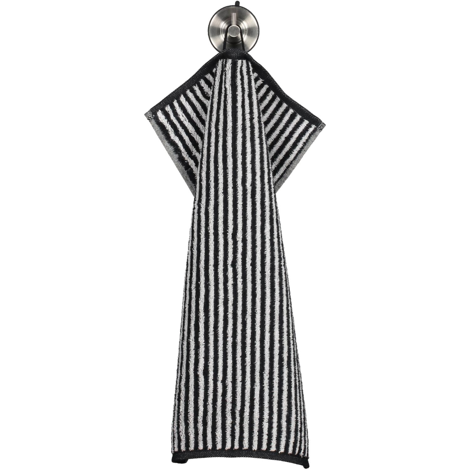 Рушник гостьовий 30 х 50 см Black Zoom Stripes Cawo | https://grandposuda.com.ua