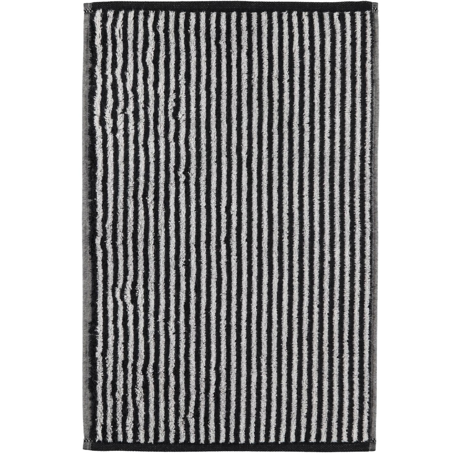 Полотенце гостевое 30 х 50 см Black Zoom Stripes Cawo | https://grandposuda.com.ua
