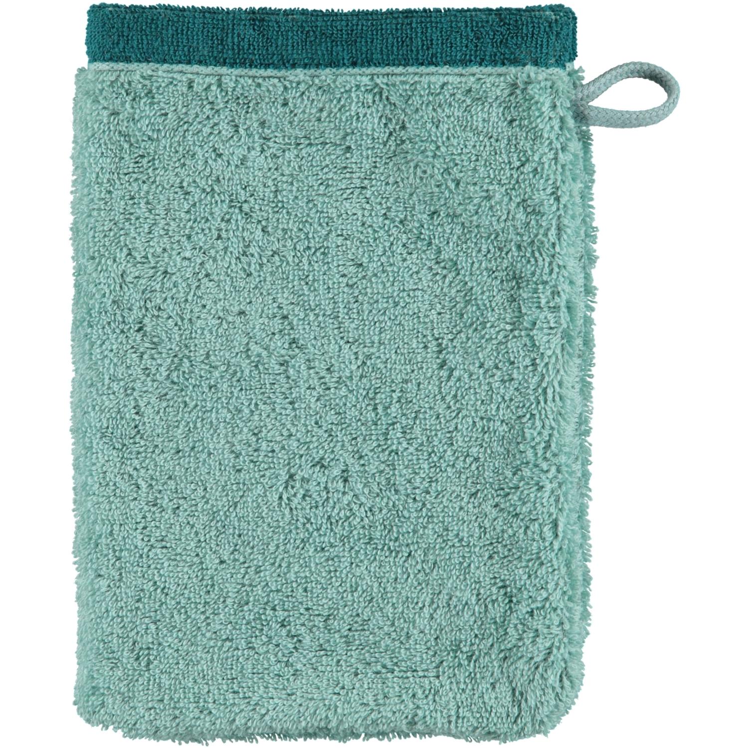 Мочалка-варежка 16 х 22 см Sea Green Plaid Cawo | https://grandposuda.com.ua