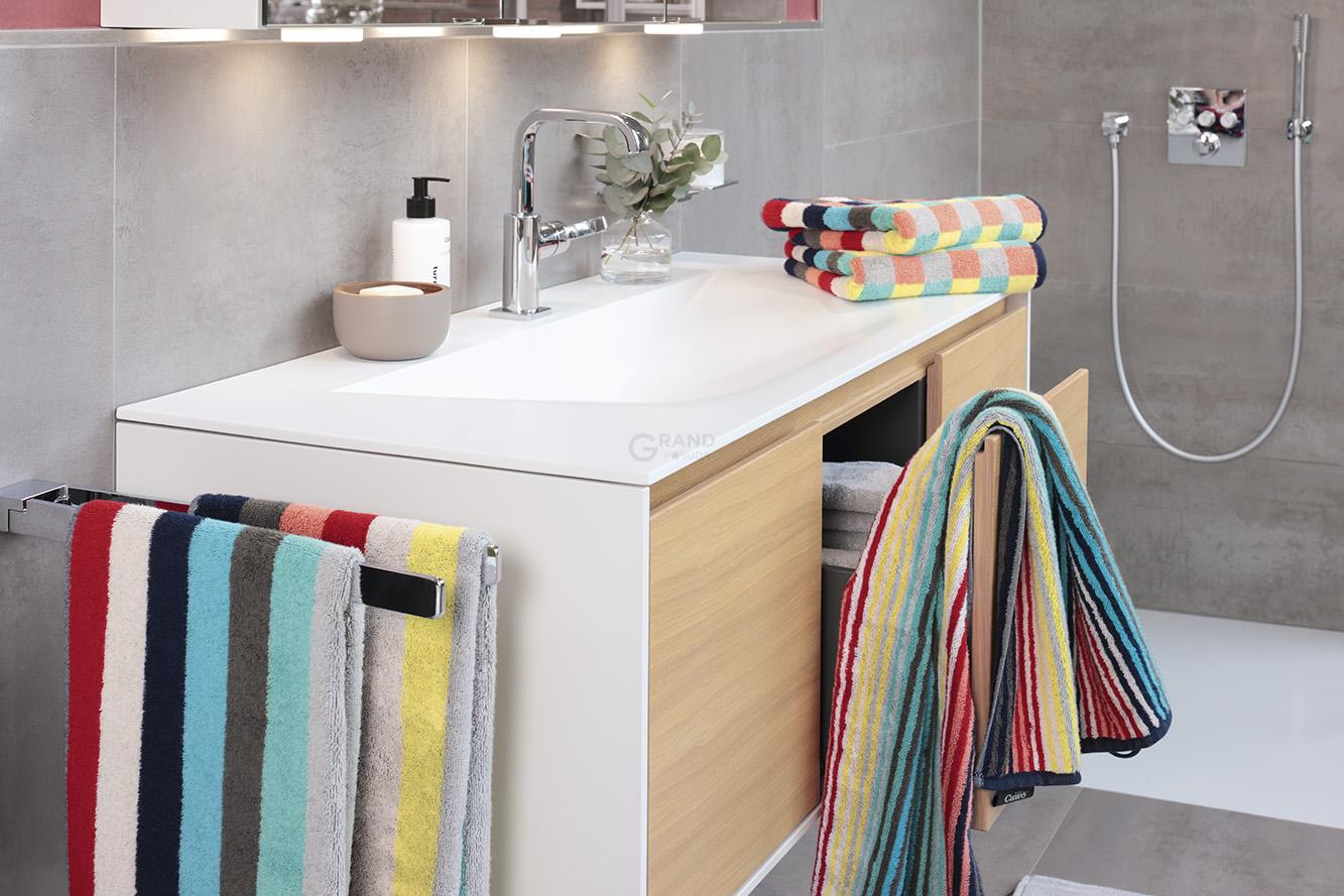 Полотенце для рук 50 х 100 см Stripes Splash Cawo | https://grandposuda.com.ua