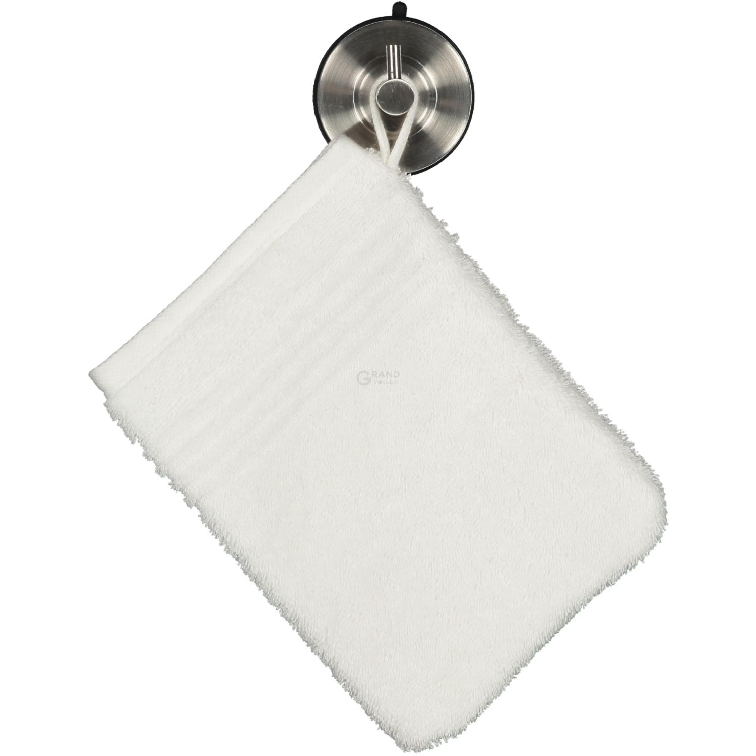 Мочалка-варежка 16 х 22 см White Essential Cawo | https://grandposuda.com.ua