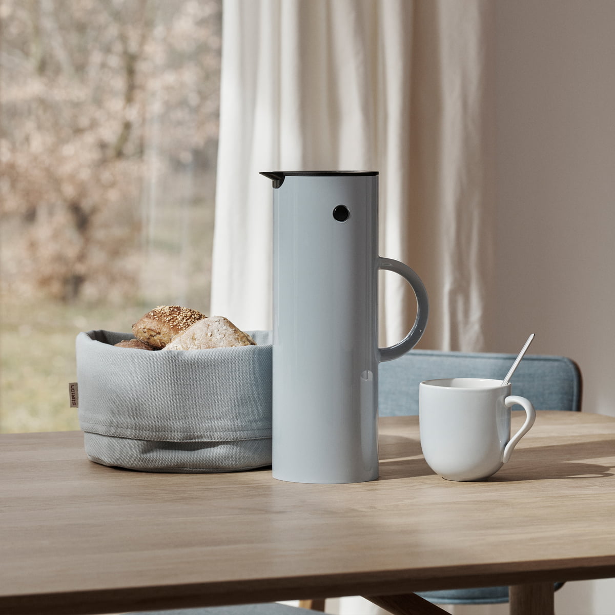 Термокувшин 1 л светло-зеленый EM 77 Stelton | https://grandposuda.com.ua