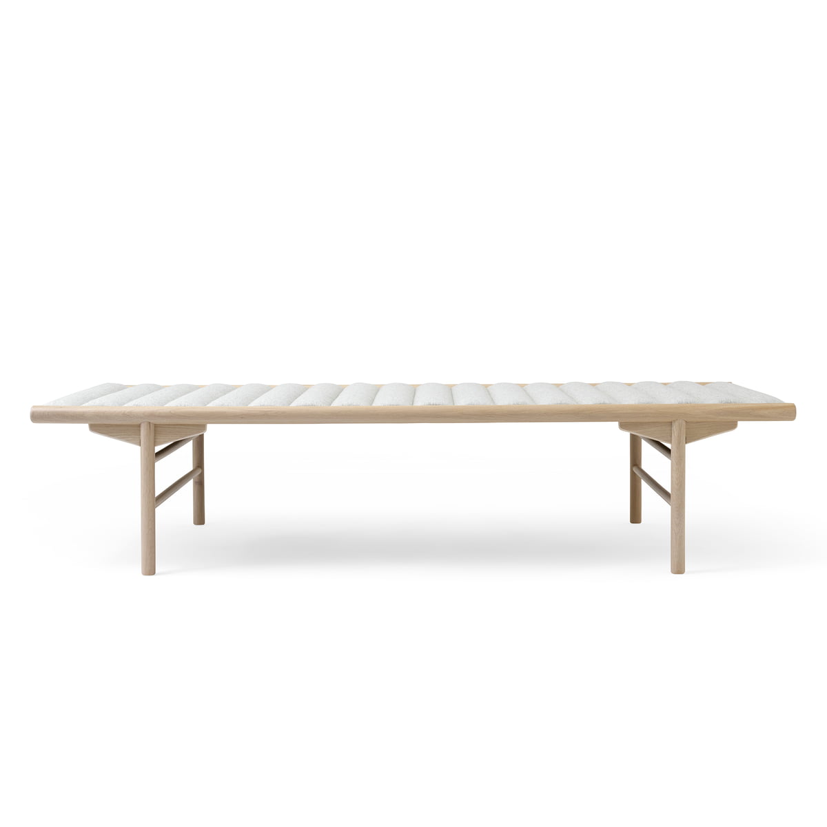 Кровать 40x80x180 см дерево/светло-серая Daybed Menu | https://grandposuda.com.ua
