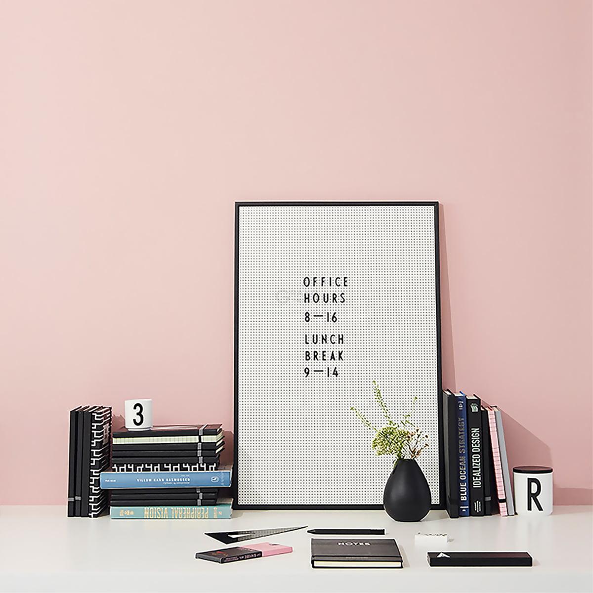 Design Letters Доска 59,4x42 см черная Message Board | https://grandposuda.com.ua