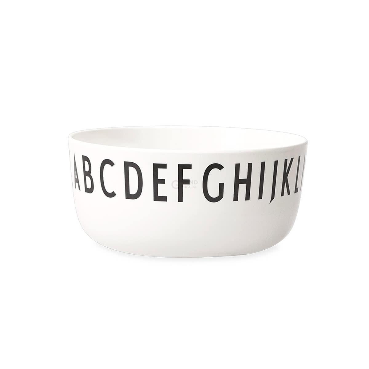 Design Letters Піала Ø 17,5 см чорно-біла Cooking Serving Bowl | https://grandposuda.com.ua
