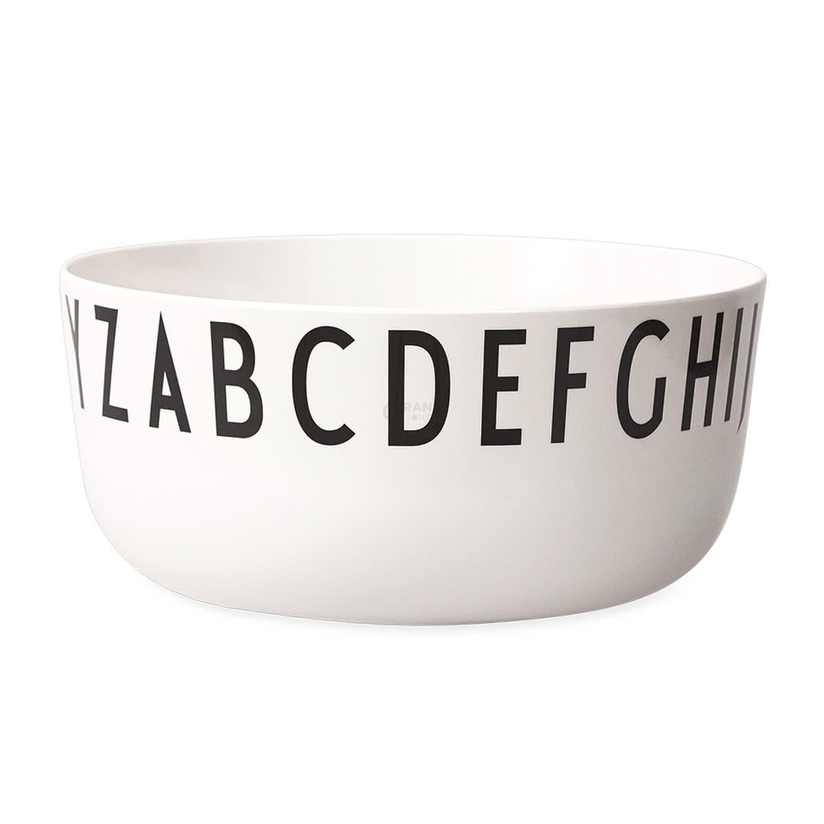 Design Letters Піала Ø 27 см чорно-біла Cooking Serving Bowl | https://grandposuda.com.ua