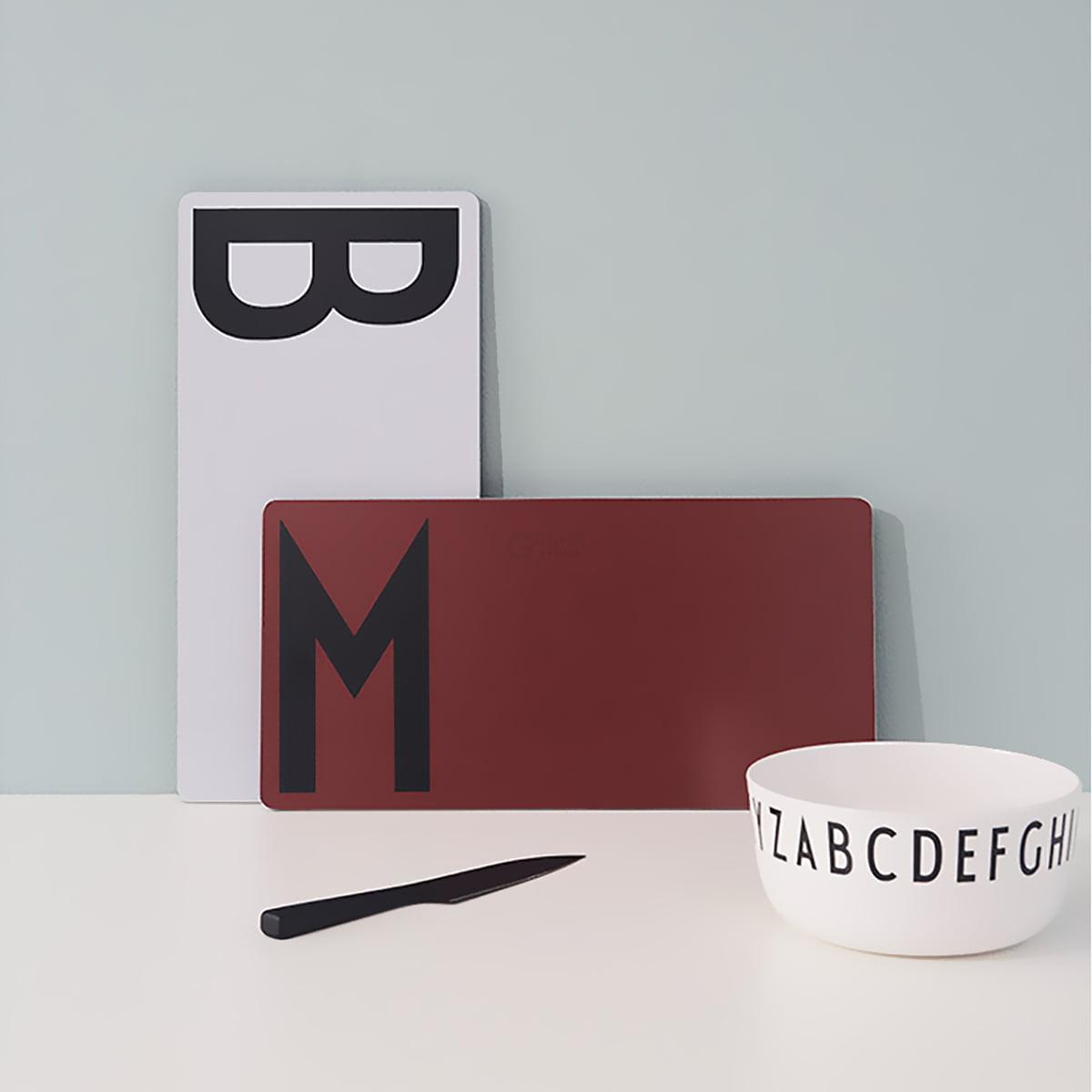 Design Letters Доска для мяса 0,7x20x40 см красная Schneidebrett | https://grandposuda.com.ua