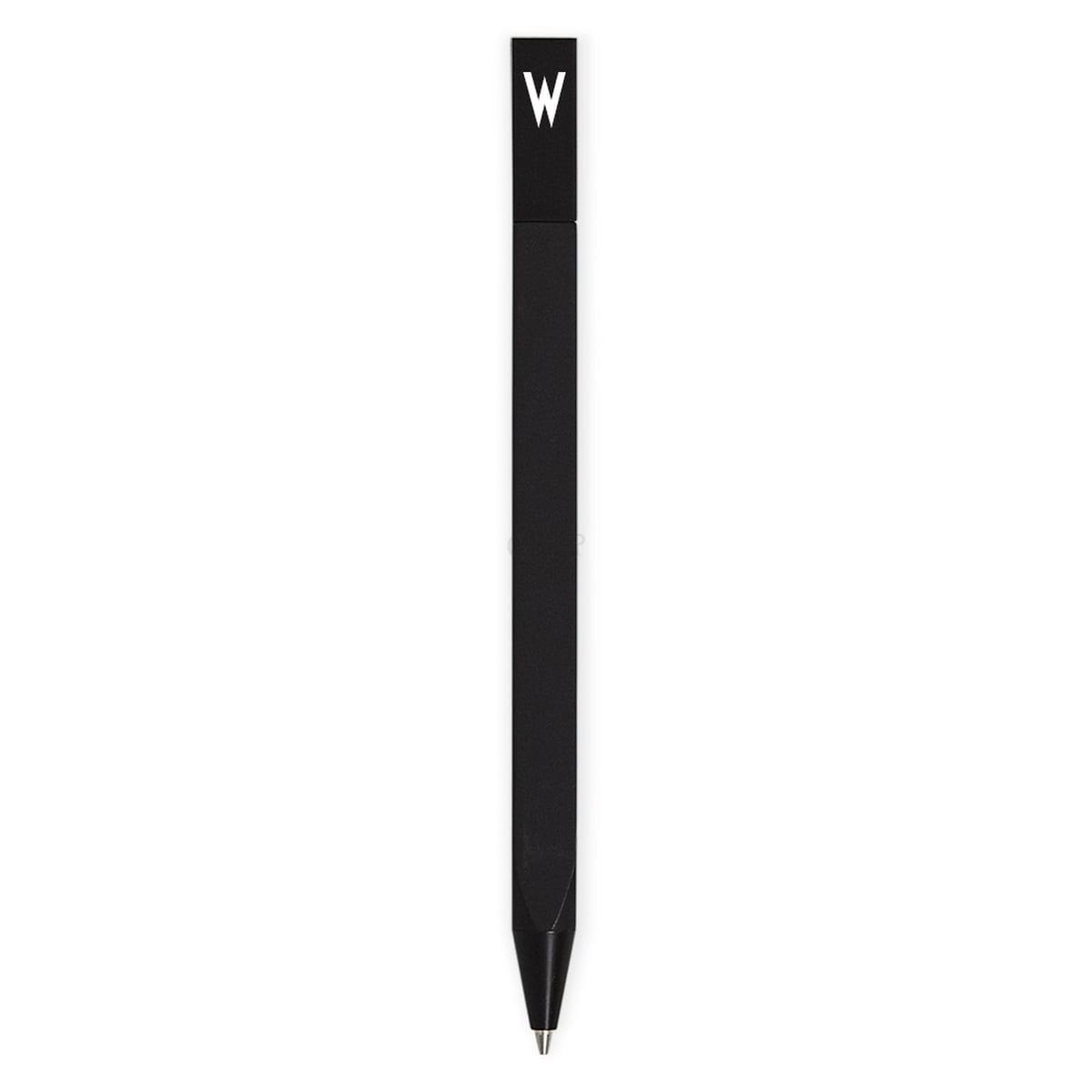 Design Letters Ручка W 1x15,1 см черная Personal Pen | https://grandposuda.com.ua