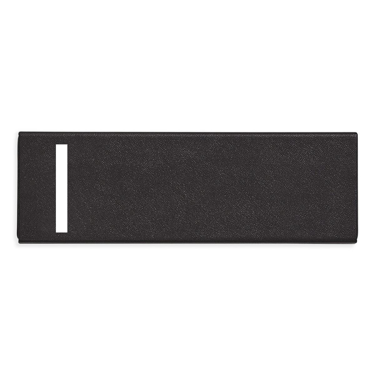 Design Letters Пенал I 1,4x5,5x16,5 см черный Personal Pencil Case | https://grandposuda.com.ua