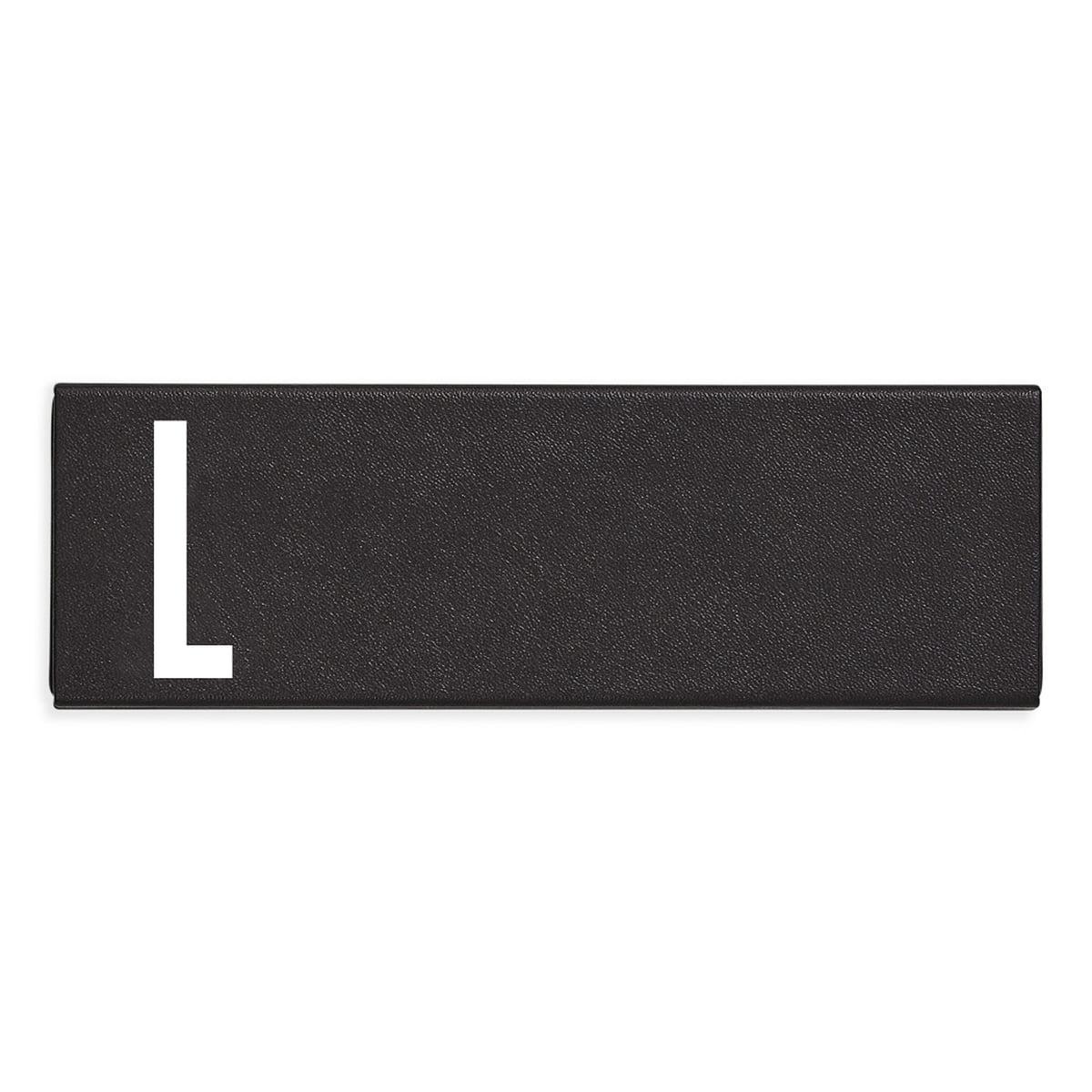 Design Letters Пенал L 1,4x5,5x16,5 см черный Personal Pencil Case | https://grandposuda.com.ua