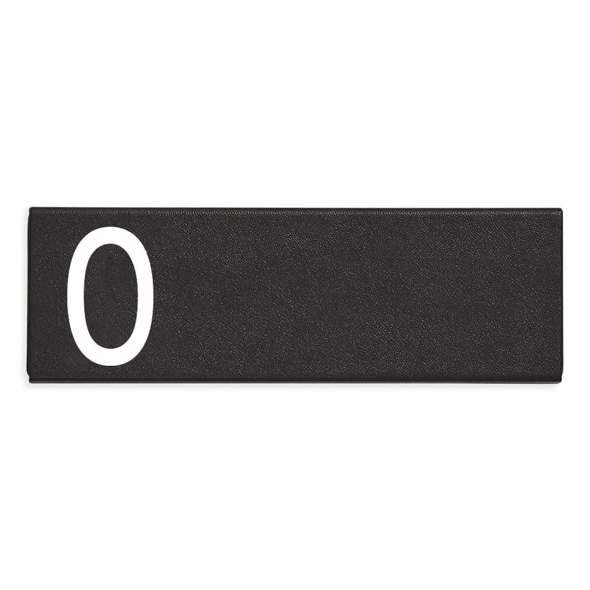 Design Letters Пенал O 1,4x5,5x16,5 см черный Personal Pencil Case | https://grandposuda.com.ua
