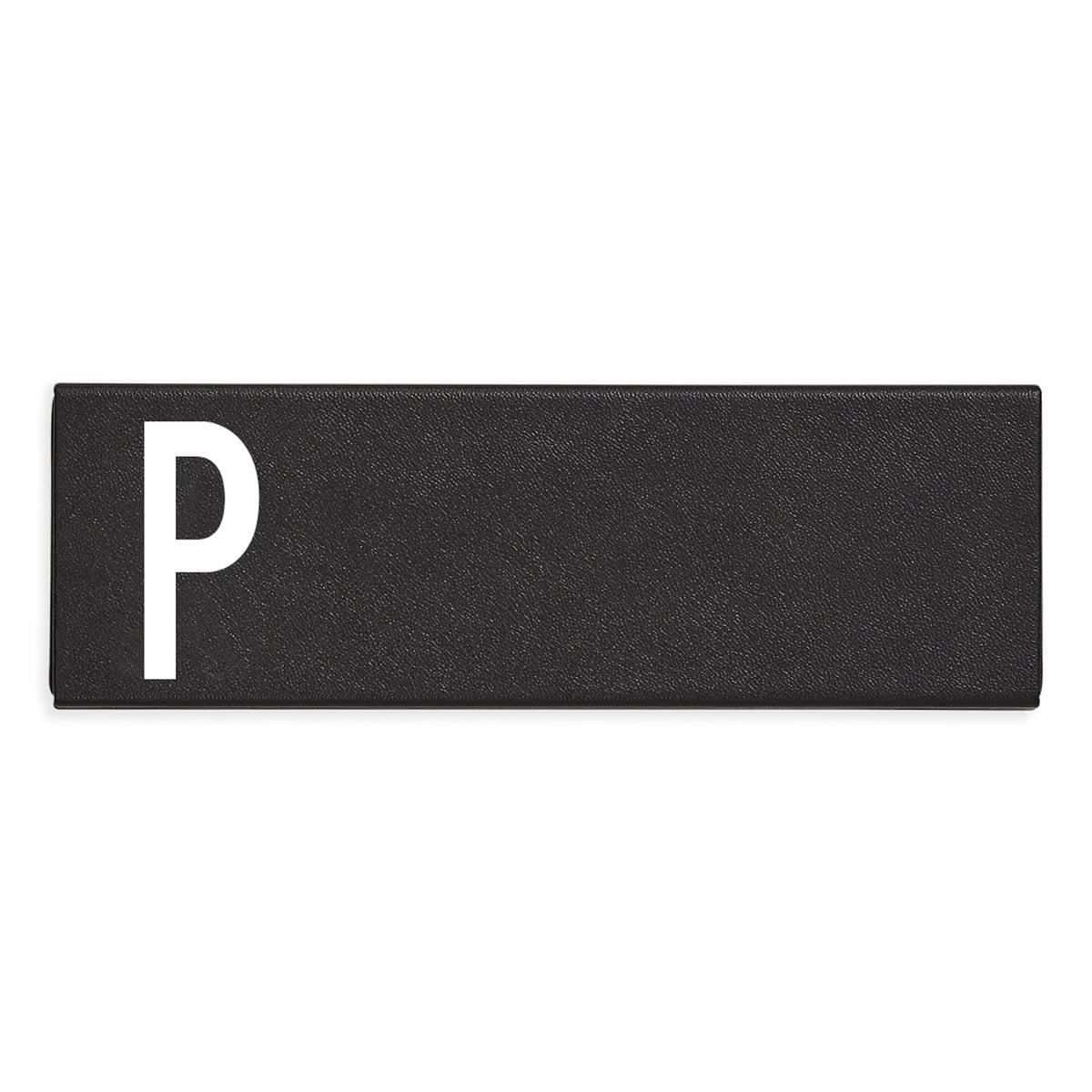 Design Letters Пенал P 1,4x5,5x16,5 см черный Personal Pencil Case | https://grandposuda.com.ua