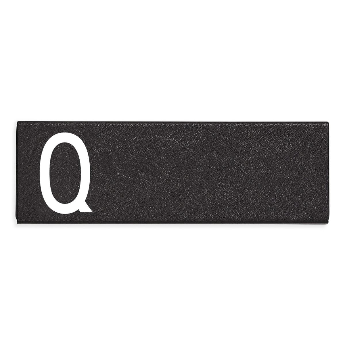 Design Letters Пенал Q 1,4x5,5x16,5 см чорний Personal Pencil Case | https://grandposuda.com.ua