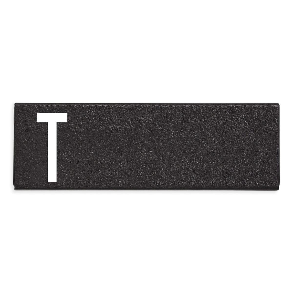 Design Letters Пенал T 1,4x5,5x16,5 см чорний Personal Pencil Case | https://grandposuda.com.ua