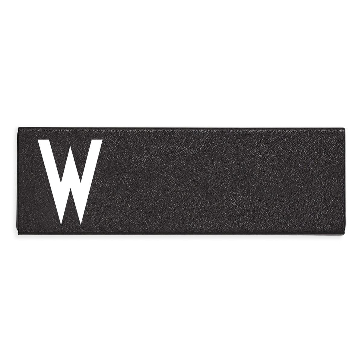 Design Letters Пенал W 1,4x5,5x16,5 см чорний Personal Pencil Case | https://grandposuda.com.ua