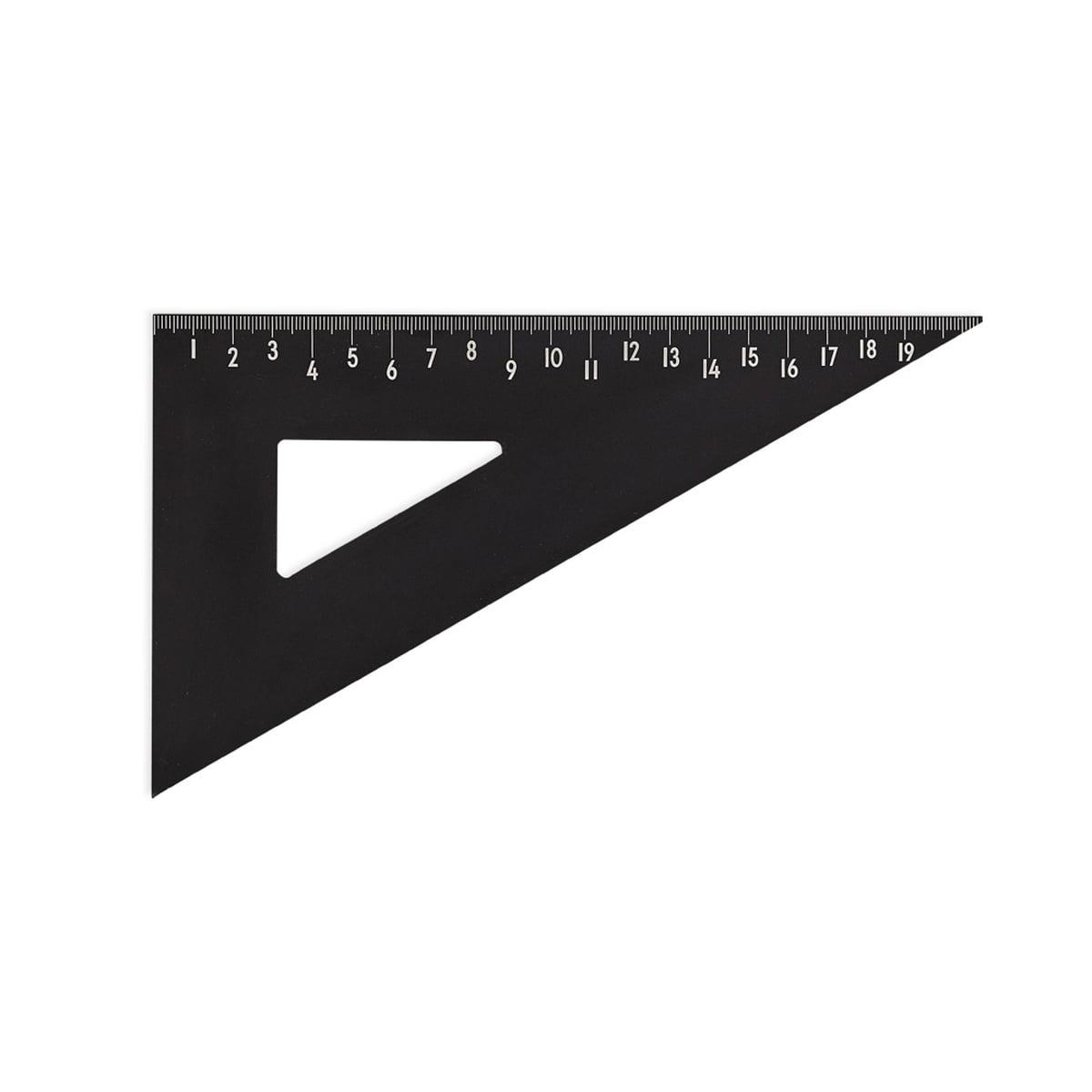 Design Letters Лінійка 12,2x21 см чорна Dreieck-Lineal | https://grandposuda.com.ua