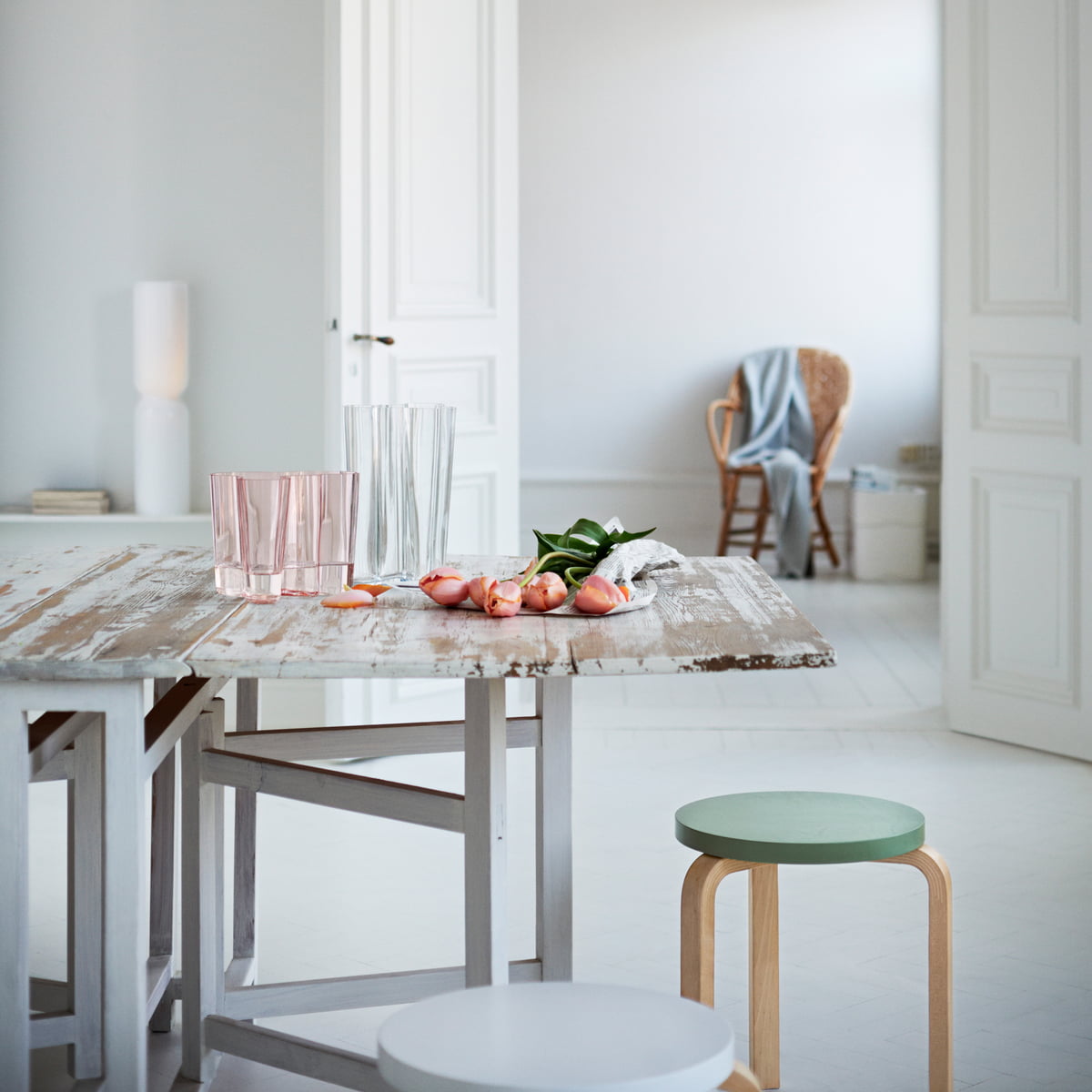 Iittala Ваза 22 см темно-серая Aalto | https://grandposuda.com.ua