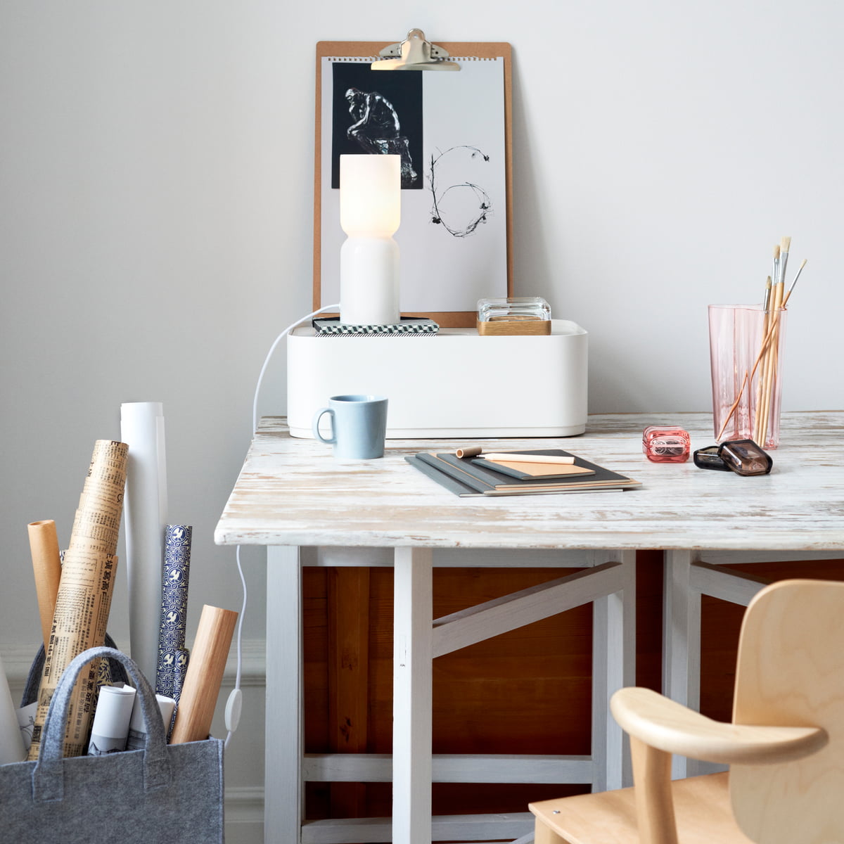 Iittala Ваза 22 см синяя Aalto | https://grandposuda.com.ua