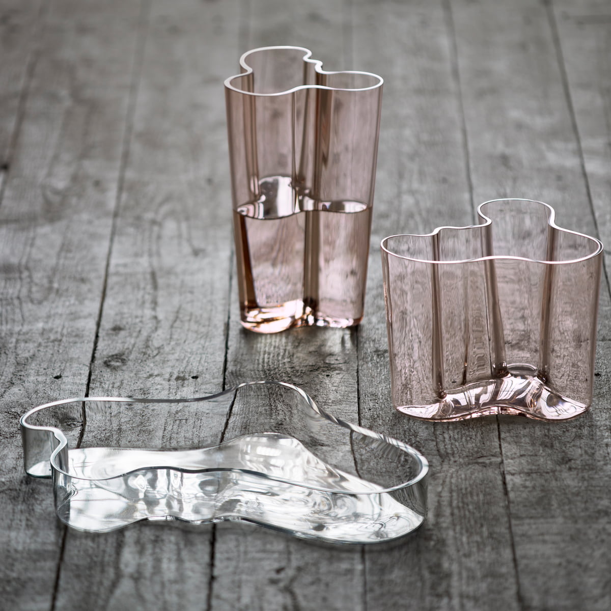 Iittala Ваза 22 см синяя Aalto | https://grandposuda.com.ua