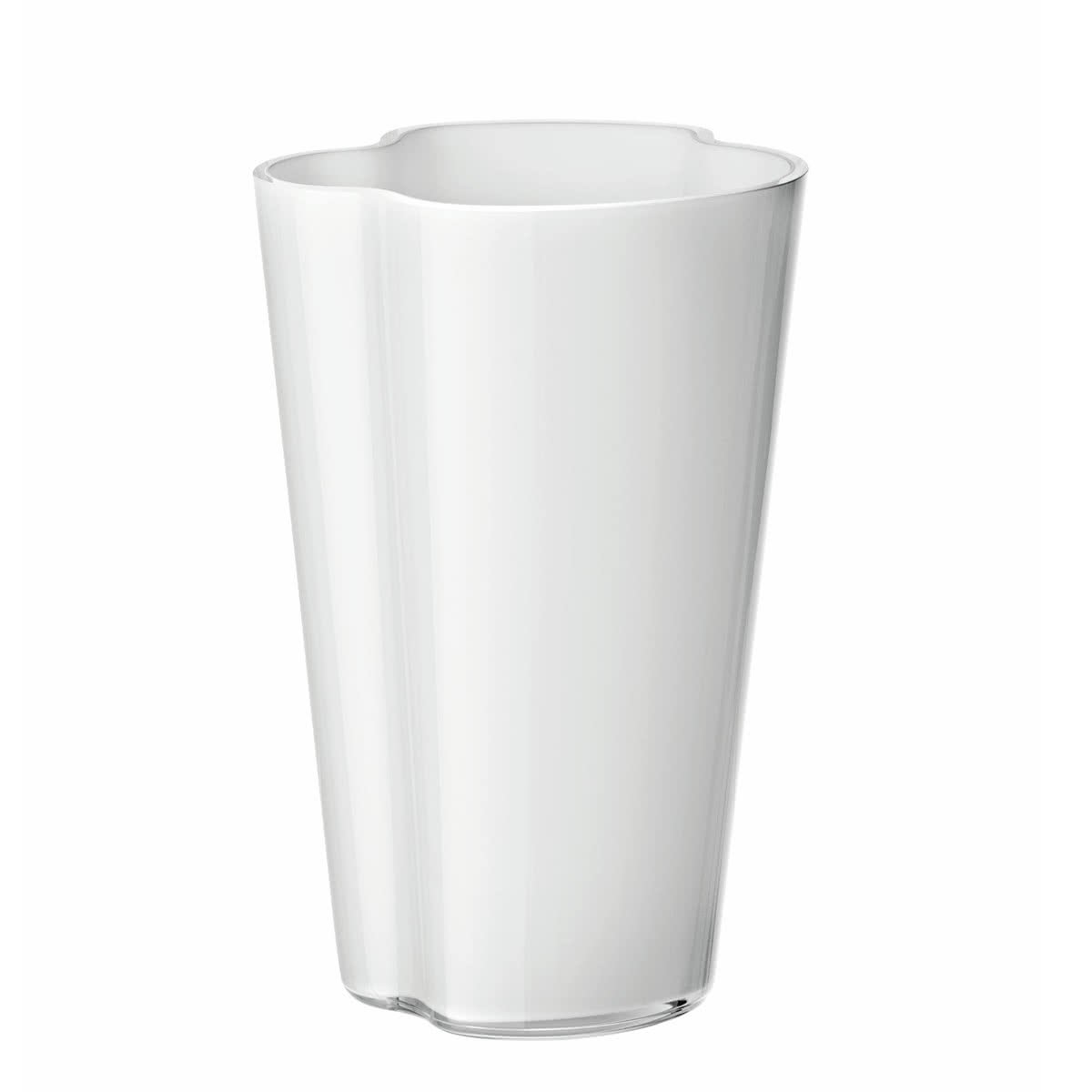 Iittala Ваза 22 см белая Aalto | https://grandposuda.com.ua