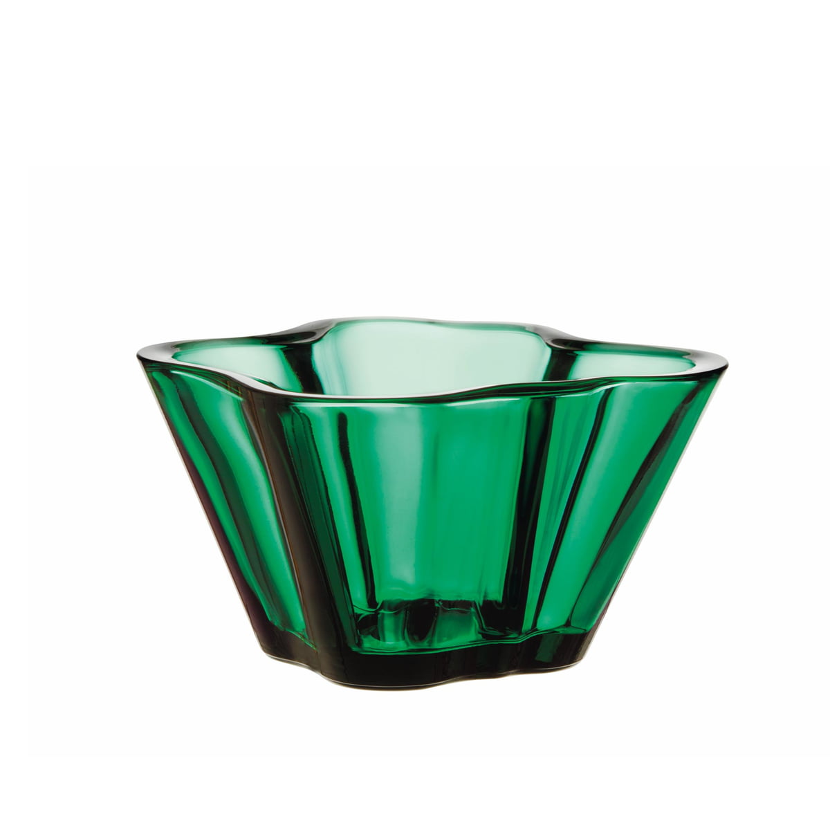 Iittala Піала 7,5x14,5x14 см смарагдова Aalto | https://grandposuda.com.ua