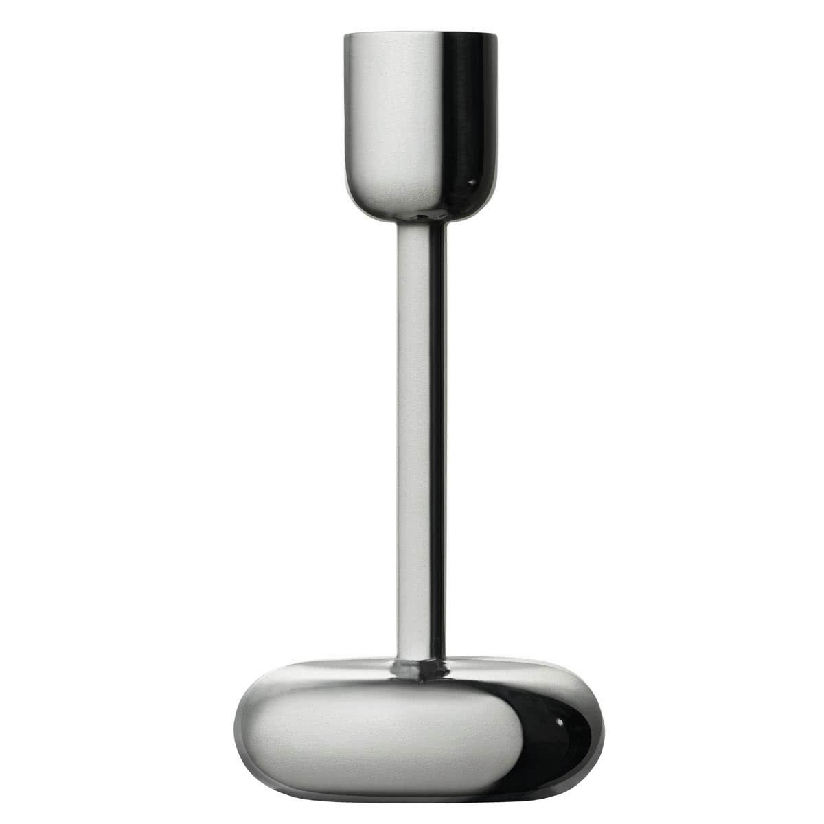 Iittala Подсвечник 18,3х9х9х8,6 см серебристый Nappula | https://grandposuda.com.ua