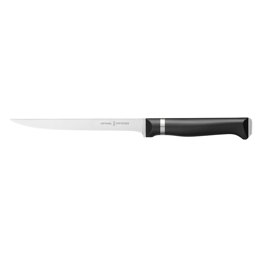 Opinel Ніж кухонний 18 см металік / чорний Intempora | https://grandposuda.com.ua
