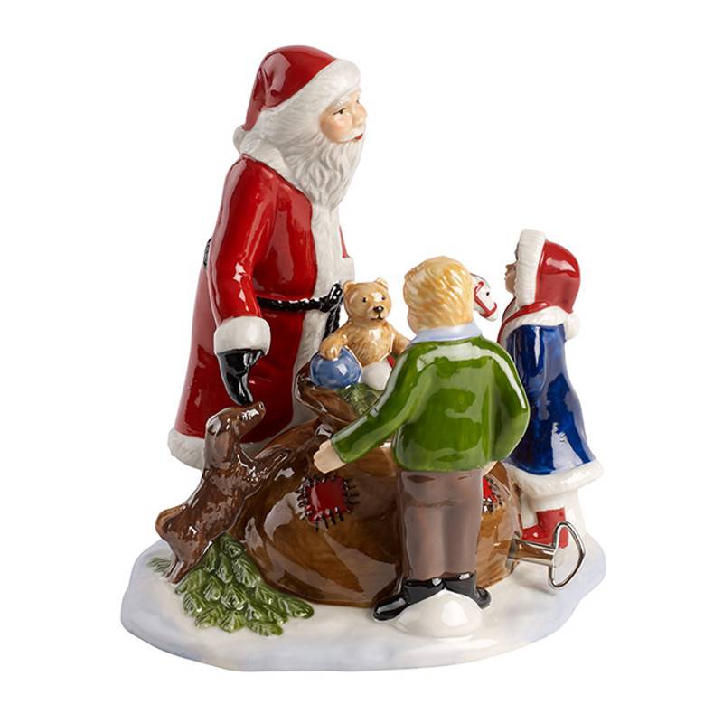 Villeroy & Boch Декорація новорічна Санта з дітьми 15 x 15 х 17 см Christmas Toys | https://grandposuda.com.ua