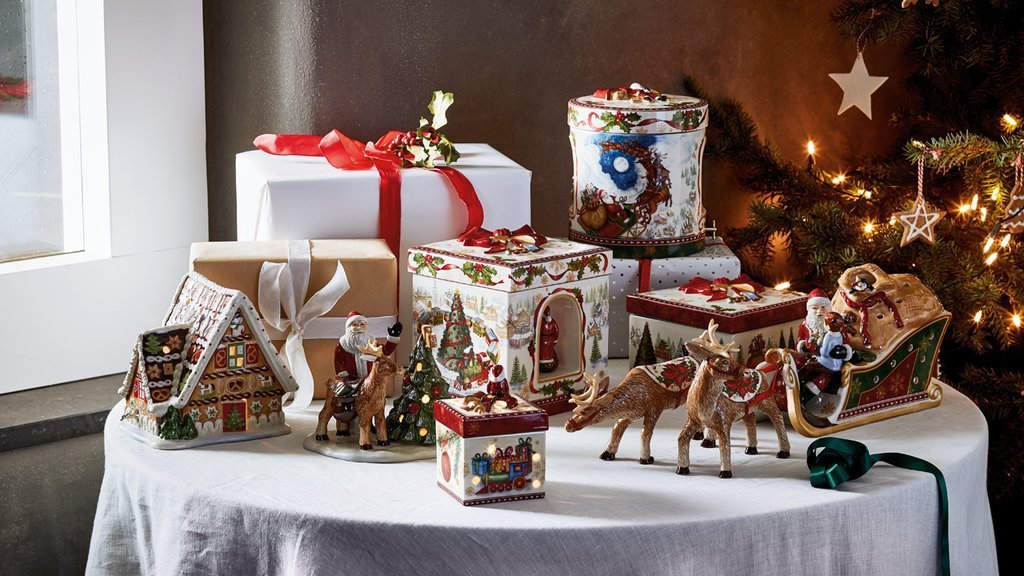 Villeroy & Boch Подарункова упаковка 13 см квадратна Christmas Toys | https://grandposuda.com.ua