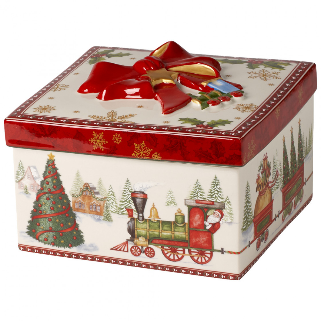 Villeroy & Boch Подарункова упаковка 13 см квадратна Christmas Toys | https://grandposuda.com.ua
