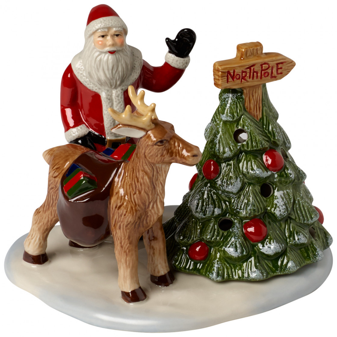 Villeroy & Boch Підсвічник для чайної свічки шлях до Санти 17 см Christmas Toys | https://grandposuda.com.ua