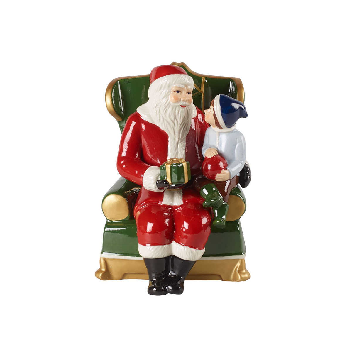 Villeroy & Boch Декорація новорічна Санта на кріслі Christmas Toys | https://grandposuda.com.ua