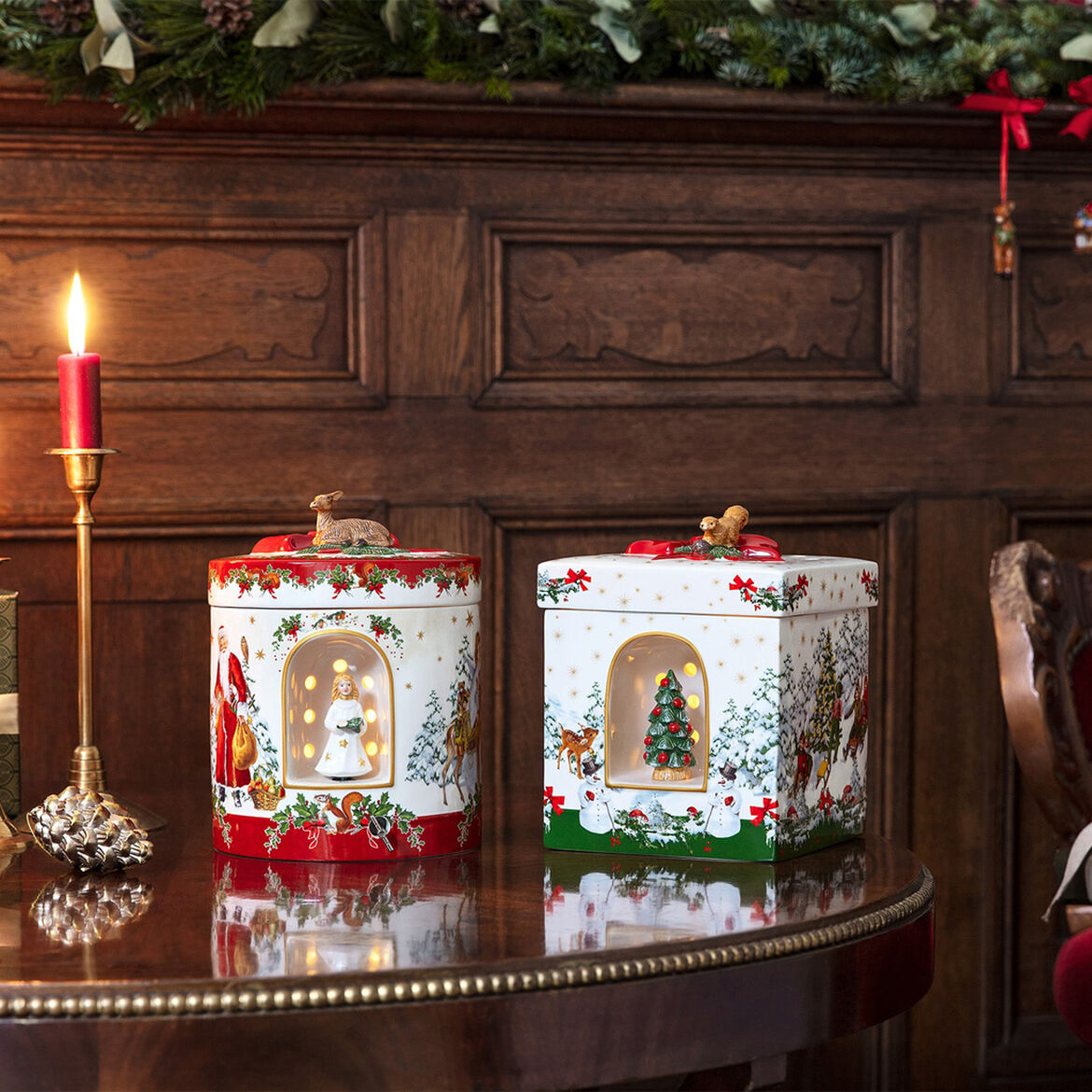 Villeroy & Boch Подарункова коробка квадратна 16 x 16 x 21,5 см, Christmas Toys Memory | https://grandposuda.com.ua