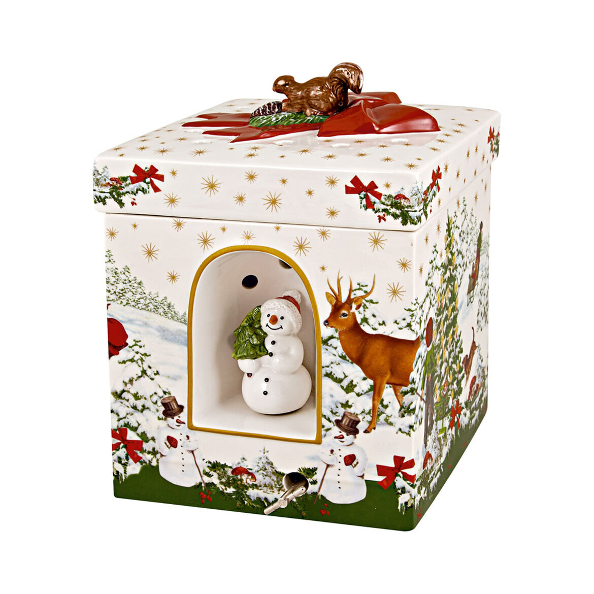 Villeroy & Boch Подарункова коробка квадратна 16 x 16 x 21,5 см, Christmas Toys Memory | https://grandposuda.com.ua